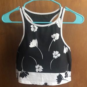 Athletic crop top